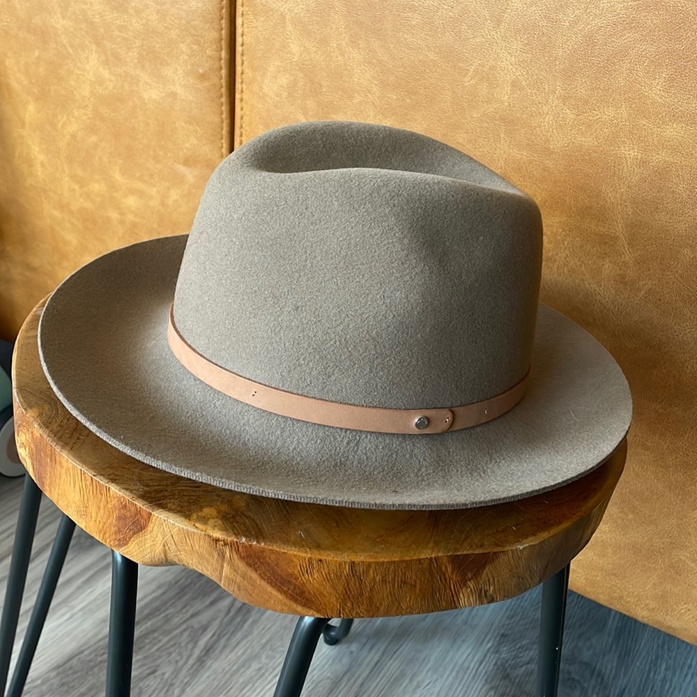 Rag & Bone Large Wool Brown Hat